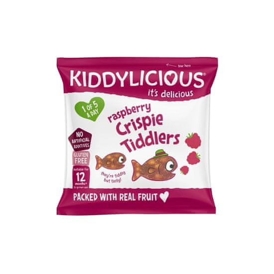 Kiddylicious KIDDYLICIOUS Rybičky křupavé malinové 12g