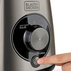 Black+Decker Mixér Black+Decker, BXJB1000E, stolní, 4 odnímatelné nože z nerez oceli, pulsní funkce, turbo funkce, 1,5 L skleněná nádoba