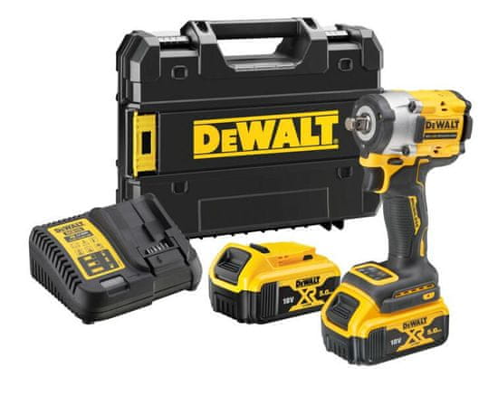 DeWalt NÁRAZOVÝ KLÍČ DEVALTH 1/2" 18V 406Nm 2x5,0Ah T