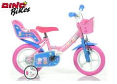 Dino bikes  Dětské kolo 124RL Prasátko Peppa 12"