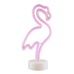 Northix LED neonová lampa Flamingo 