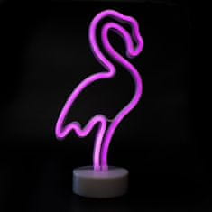 Northix LED neonová lampa Flamingo 