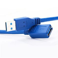 Northix Prodlužovací kabel USB 3.0 – samec – žena – 1,8 metru 