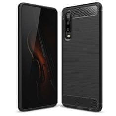 FORCELL Obal / kryt na Huawei P30 černý - Forcell CARBON