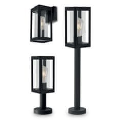 LUMILED Venkovní zahradní lampa E27 černá QUADRA 50cm 