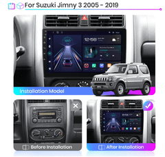 Junsun 2din Autorádio Suzuki Jimny 3 2005-2019 Android s GPS navigací, WIFI, USB, Bluetooth, Android rádio Suzuki Suzuki Jimny 3 2005-2019