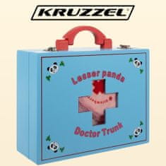 Kruzzel Dětský dřevěný doktorský kufřík 43 dílů Kruzzel 19869