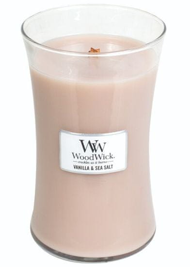 Woodwick velká svíčka Vanilla & Sea Salt 609.5 g