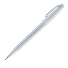 Pentel Popisovač Brush Sign Pen - světle šedý
