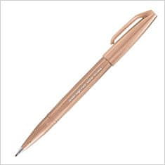 Pentel Popisovač Brush Sign Pen - světle hnědý