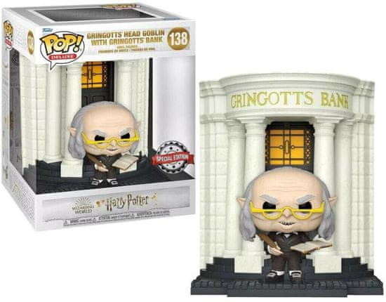 Funko POP Movies: Harry Potter - Diagon Alley: Gringotts Bank w/Head Goblin (exclusive special edition)