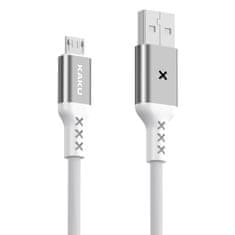 Kaku Datový kabel micro USB 3,2A, 1m, hlasová reakce, KAKU USB-C (KSC-114), bílý