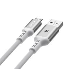 Kaku Datový kabel micro USB 3,2A, 1m, hlasová reakce, KAKU USB-C (KSC-114), bílý