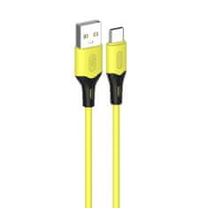 Kaku Datový kabel micro USB KAKU Skin Feel (KSC-393) 3,2A 1m - žlutý