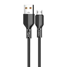 Kaku Datový kabel micro USB KAKU Aluminium Alloy Fast (KSC-452) 3,2A 1,2m - černý