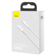 BASEUS Datový kabel Baseus Superior Series USB-C / Lightning, 20W, PD, 25 cm, bílý