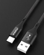 Kaku Datový kabel USB-C 2A 1m Dingshi Timer (KSC-282) černý