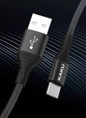 Kaku Datový kabel USB-C 2A 1m Dingshi Timer (KSC-282) černý