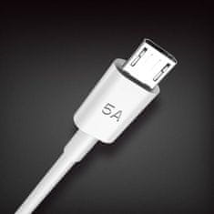 Kaku Datový kabel micro USB KAKU (KSC-110) 5A 1,2m - bílý