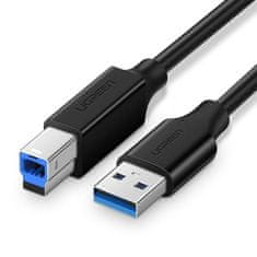 Ugreen Kabel do tiskárny USB 3.0 A-B Ugreen US210 - 1 m - Černá KP26281