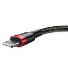 BASEUS Datový kabel iPhone Lightning 1.5A 2m Baseus CALKLF-C19 červený/černý