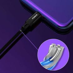 Kaku Datový kabel micro USB 2.8A 2m Fast Charging KAKU Kufeng (KSC-284) černý