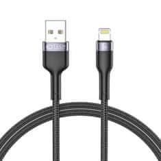 Tech-protect Datový kabel 2.4A 1m USB - Lightning Tech-Protect Ultraboost, černý