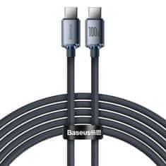 Borofone Datový kabel Baseus USB-C - USB-C 100W - 2m - Černá KP25166