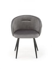 Halmar Designová židle Dasha šedá