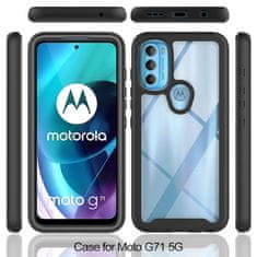 Techsuit Pouzdro Motorola Moto G71 5G Techsuit - Defense360 Pro + ochrana obrazovky, černé