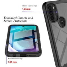 Techsuit Pouzdro Motorola Moto G71 5G Techsuit - Defense360 Pro + ochrana obrazovky, černé