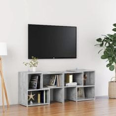 Vidaxl TV skříňka betonově šedá 104 x 30 x 52 cm dřevotříska