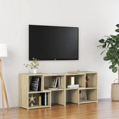 Greatstore TV skříňka dub sonoma 104 x 30 x 52 cm dřevotříska