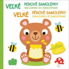 Velké pěnové samolepky Medvídek - Veľké penové samolepky Medvedík