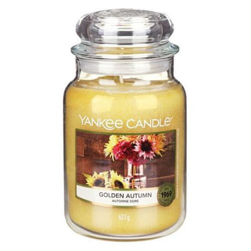 Yankee Candle Svíčka ve skleněné dóze , Zlatý podzim, 623 g