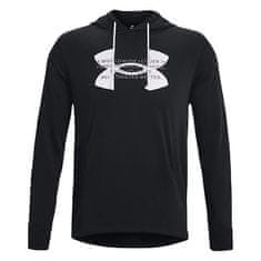 Under Armour UA Rival Terry Logo Hoodie-BLK, UA Rival Terry Logo Hoodie-BLK | 1373382-001 | LG