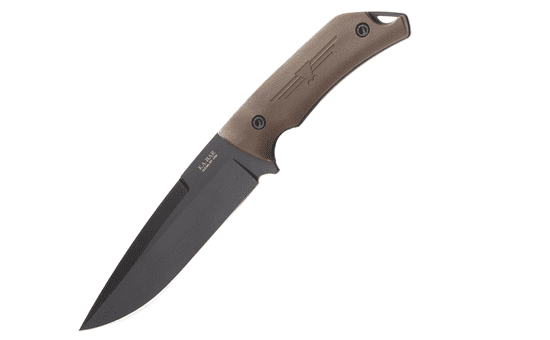 KA-BAR® KB-7503 Jarosz Turok vnější nůž 16,7 cm, černá čepel, hnědá rukojeť Ultramid, pouzdro