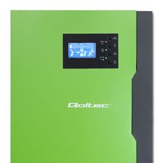 Qoltec Hybridní solární střídač mimo síť 3,5 kW | 100 A | 24 V | MPPT | Sinus