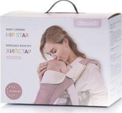 Chipolino Dětské nosítko Hip Star Rose Water