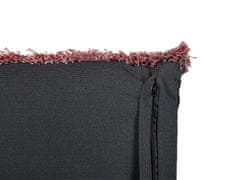 Beliani Sametový polštář 45 x 45 cm vícebarevný RUTA