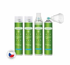 ATgreen Inhalační kyslík ve spreji O2 99,5% (14L) 4 ks