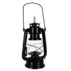 Iso Trade Petrolejová lampa 24 cm Černá