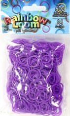 Rainbow Loom Original-gumičky-600ks-fialová plná