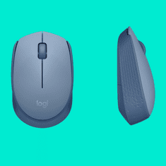 Logitech M171 brezžična miška, siva (910-006866)