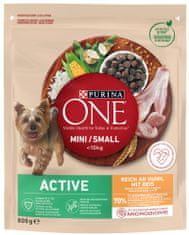 Purina ONE ACTIVE dog kuře 8×800 g