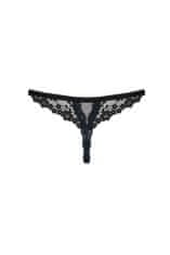 Obsessive Erotická tanga Letica crotchless thong - OBSESSIVE černá L/XL