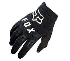 Fox Dětské rukavice na motokros Yth Dirtpaw black/white vel. YS