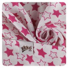 XKKO BMB 70x70 - Little Stars Magenta MIX 3ks