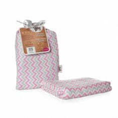 XKKO BMB zavinovačka 120x120 - Scandinavian Baby Pink Chevron