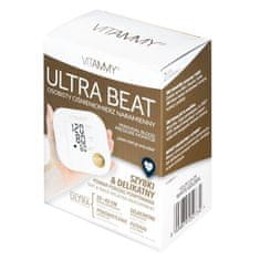 Vitammy ULTRA BEAT ramenní tlakoměr, barva bílá / zlatá